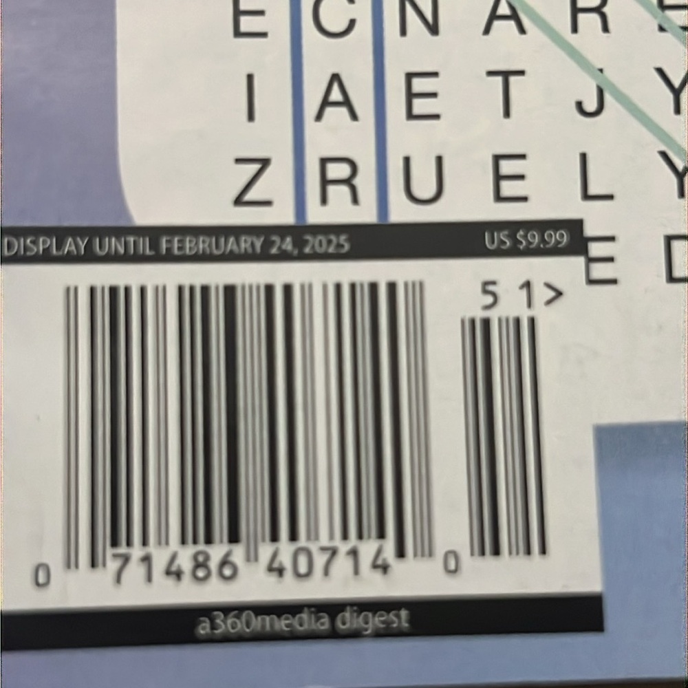 #667 4 puzzle books Sudoku, Cross Word, Word Search. - Picture 9 of 9